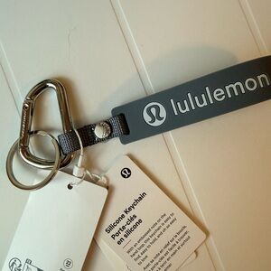 lululemon athletica Charcoal Silicone Key Holder